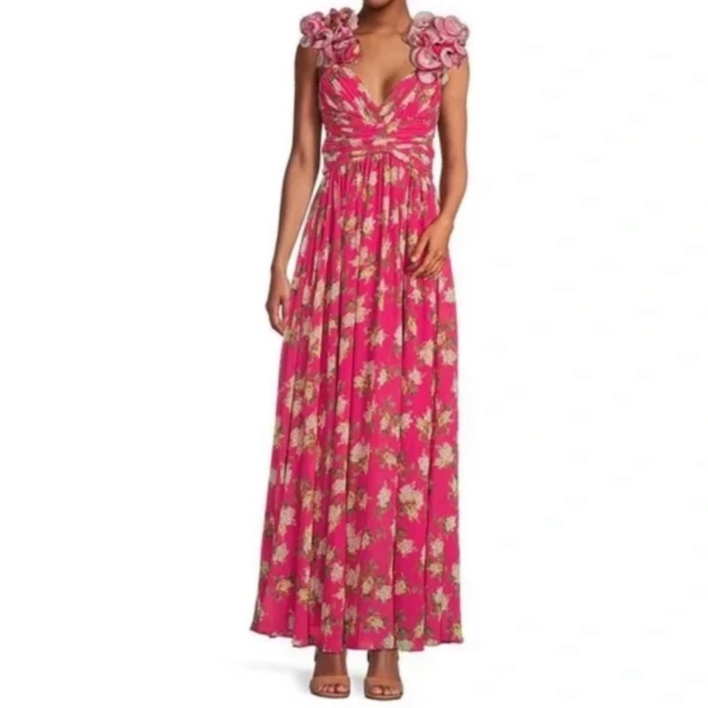 ANTONIO MELANI Pink Floral Dress